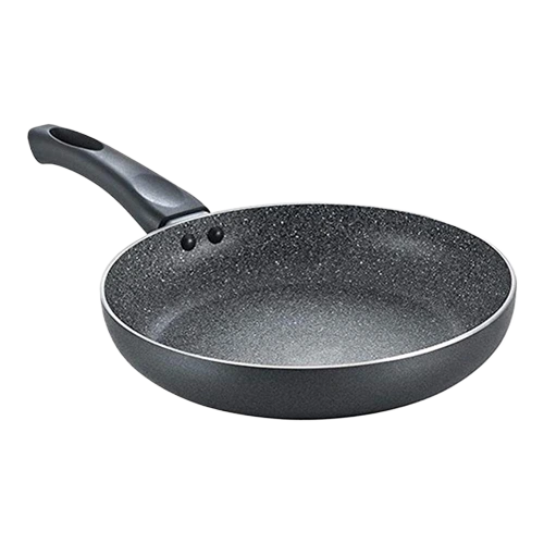 Prestige Omega Deluxe Granite Non-stick Round Base Fry Pan - Black