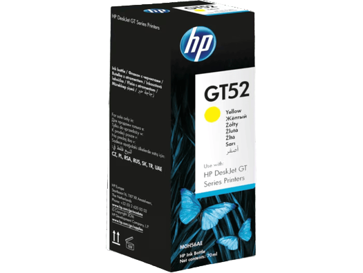 HP GT52 70-ml Yellow Original Ink Bottle
