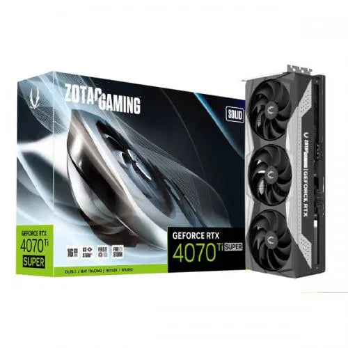 Zotac RTX 4070 Ti సూపర్ సాలిడ్ 16GB గేమింగ్ గ్రాఫిక్స్ కార్డ్