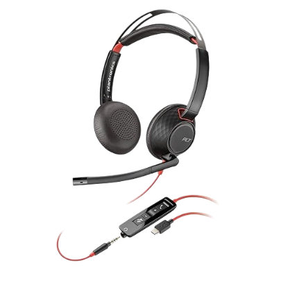 HP Poly Blackwire 5220 Stereo USB-A Headset