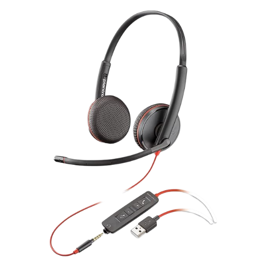 HP Poly Blackwire 3225 Stereo USB-A Headset