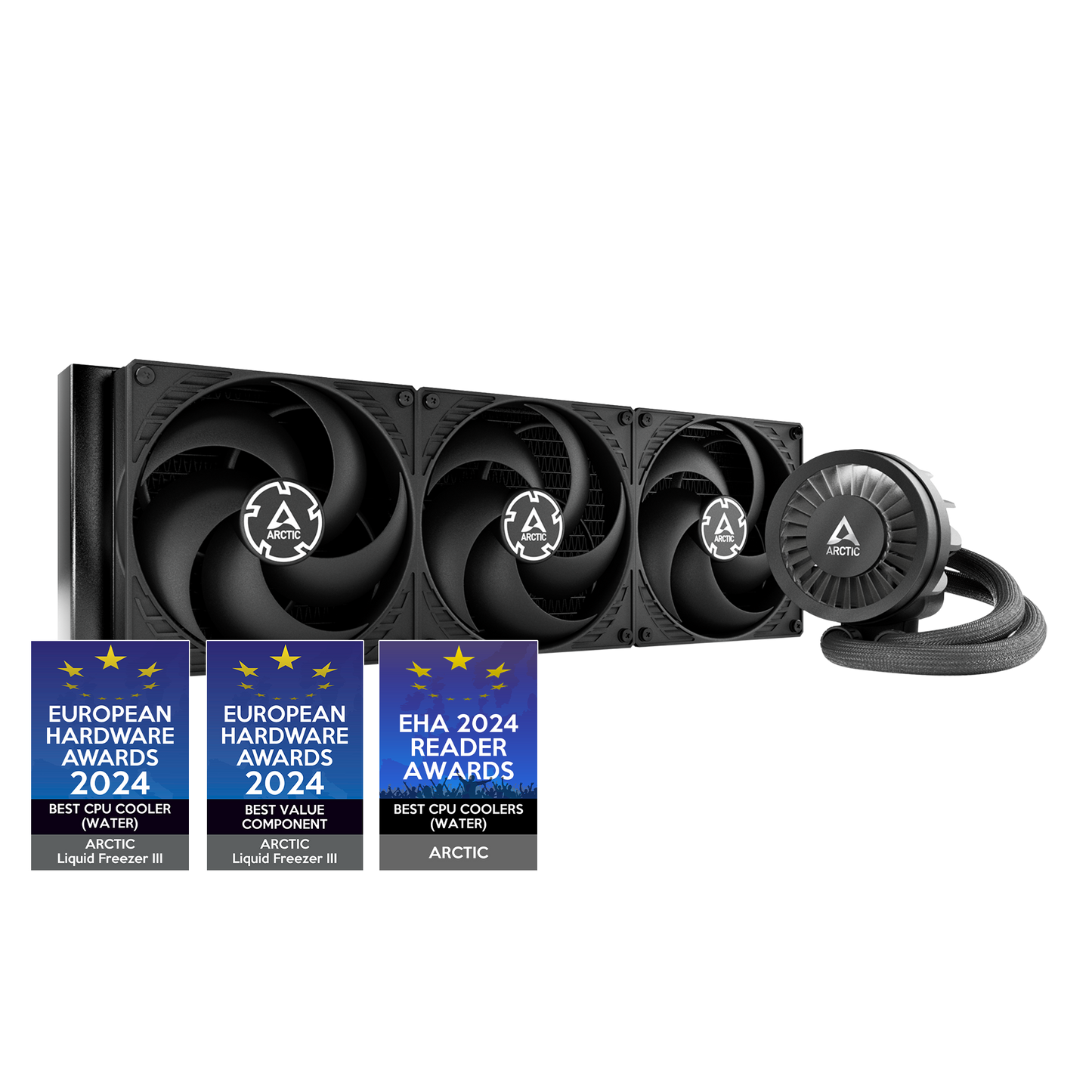 Arctic Liquid Freezer III 420 CPU Liquid Cooler (Black)