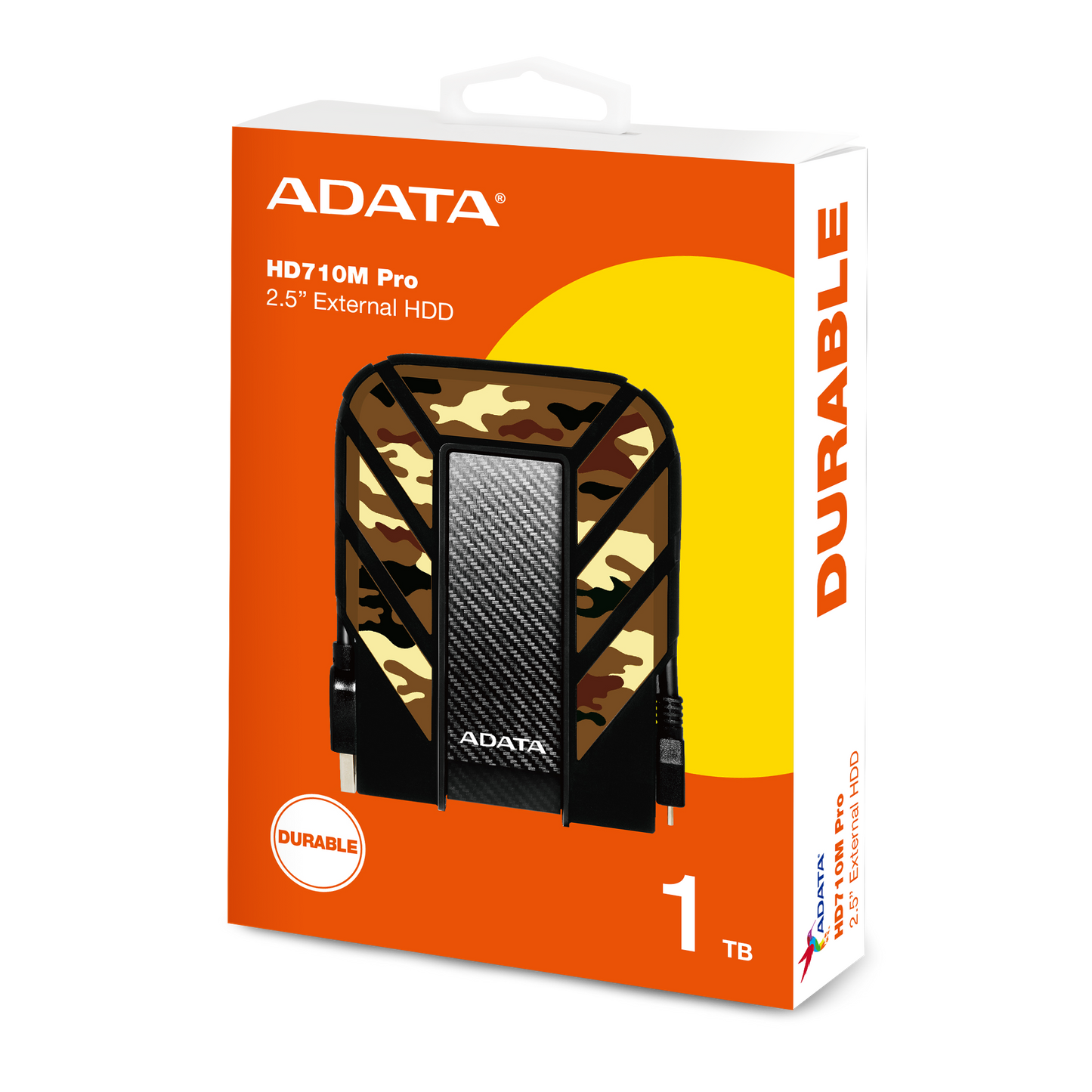 Adata HD710M 2TB प्रो एक्सटर्नल हार्ड ड्राइव कैमोफ्लेज - AHD710MP-2TU31-CCF