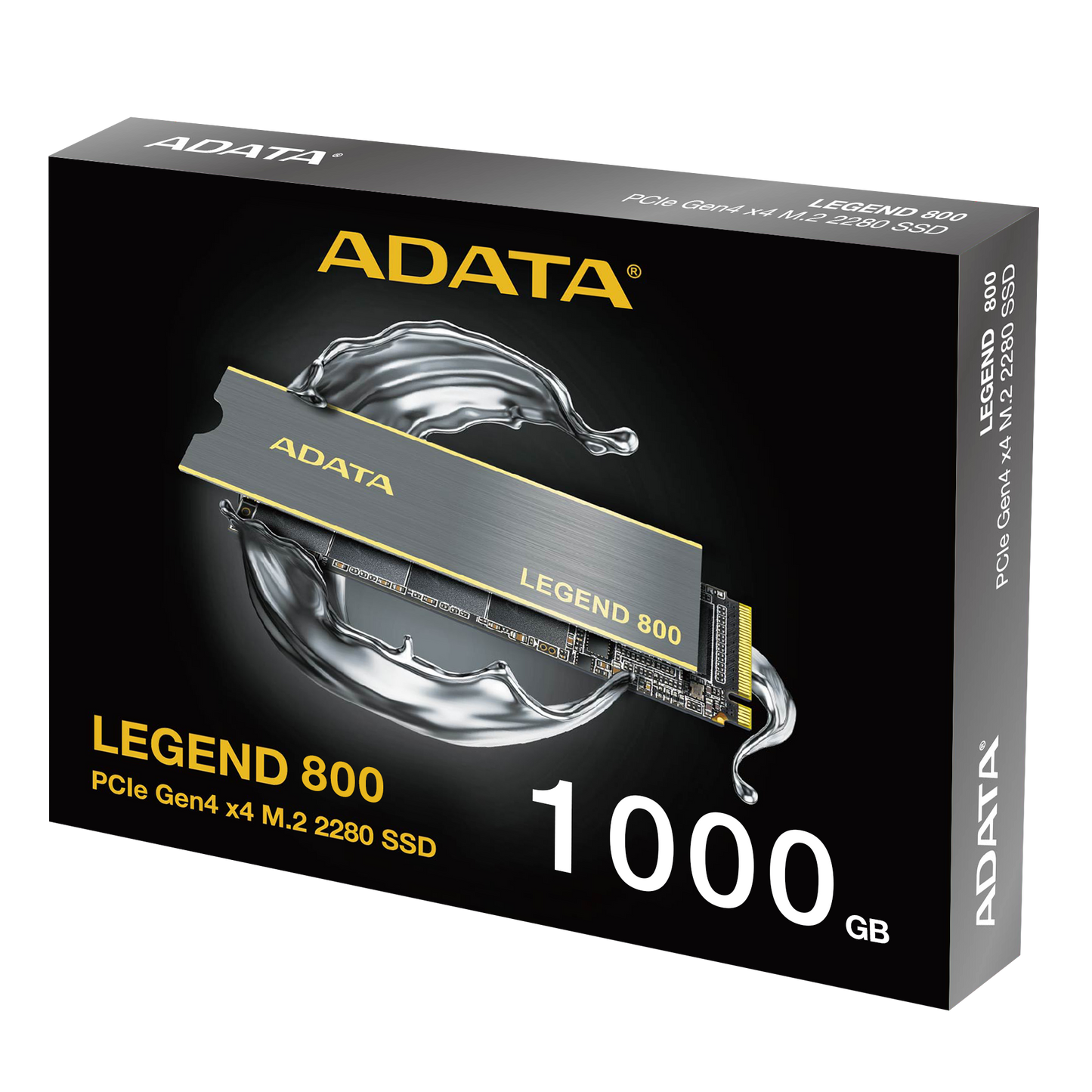 Adata LEGEND 800 1TB PCIe Gen4 x4 M.2 2280 सॉलिड स्टेट ड्राइव - ALEG-800-1000GCS