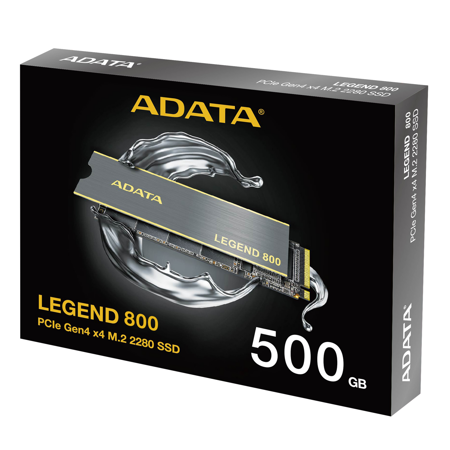 Adata LEGEND 800 500GB PCIe Gen4 x4 M.2 2280 सॉलिड स्टेट ड्राइव - ALEG-800-500GCS