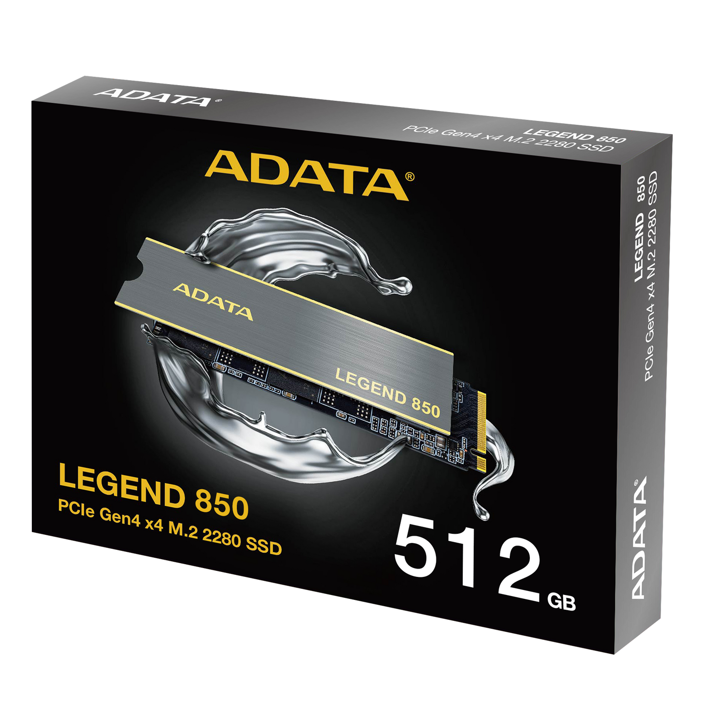 Adata LEGEND 850 512GB PCIe Gen4 x4 M.2 2280 NVME सॉलिड स्टेट ड्राइव - ALEG-850-512GCS