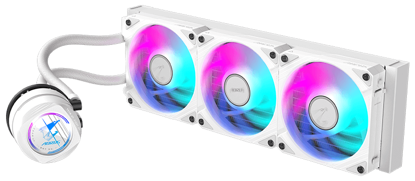 Gigabyte Aorus Waterforce II 360 ICE ARGB 360mm CPU Liquid Cooler (White)