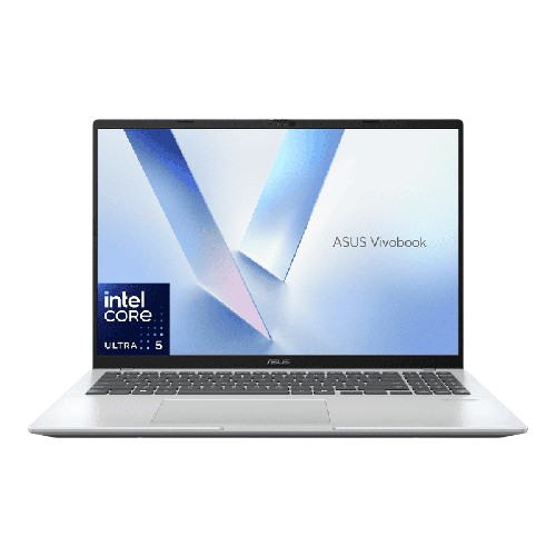 ASUS Vivobook 16 AI Powered Light Weight Laptop Intel Core Ultra 5 225H 16GB 512GB Intel Graphics 16.0" WUXGA Windows 11 MS Office  X1607CA-MB142WS