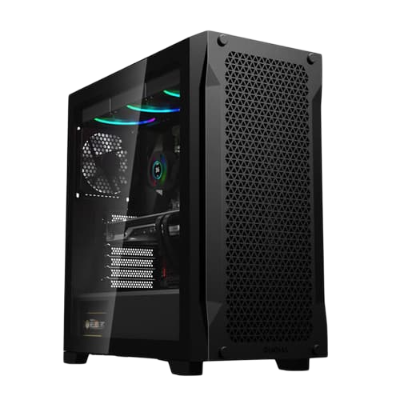 Gamdias Athena P1 Lite (ATX) Mid Tower Cabinet (Black)