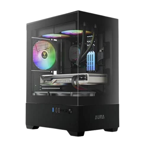 Gamdias Aura GC9M ARGB M-ATX Mini Tower Case