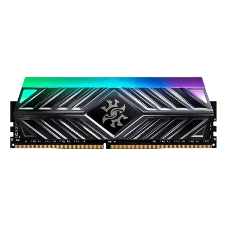 Adata XPG Spectrix D41 RGB Series 16GB (16GBx1) DDR4 3200MHz Desktop Ram (Grey)