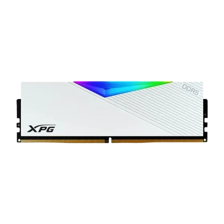 Adata XPG Lancer RGB Series 16GB (16GBx1) DDR5 6000MHz Desktop RAM (White)