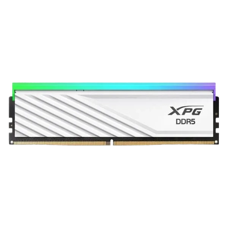 Adata XPG Lancer Blade RGB Series 16GB (16GBx1) DDR5 6000MHz Desktop Ram (White)