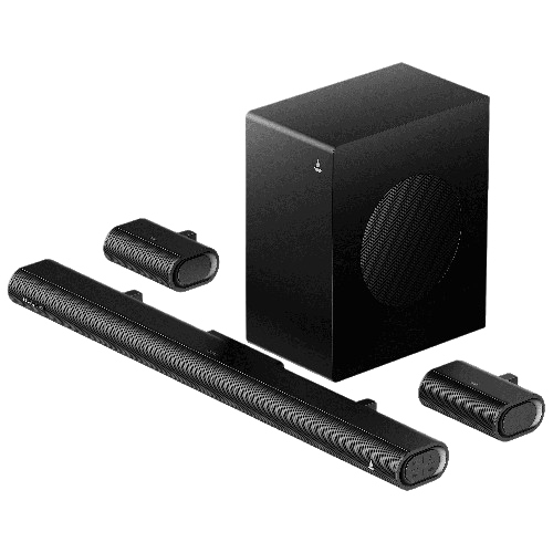 boAt Aavante Prime 5.1 5000DA 500W 5.1 Channel Soundbar with Dolby Atmos, Bluetooth v5.3 & Master Remote