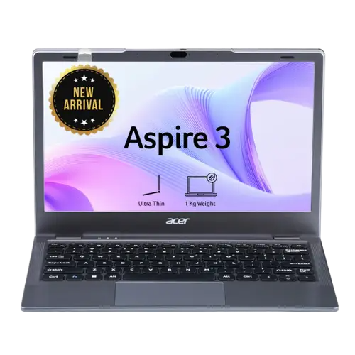 Acer Aspire 3 Intel Celeron N4500 processor Laptop (Windows 11 Home/8 GB RAM/512 GB SSD/Intel UHD Graphics)A311-45 with 29.46 cm (11.6")HD Display, Keyboard, Steel Gray, 1 KG