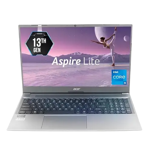 Acer Aspire Lite13th Gen Intel Core i5-1334U processor Laptop (Windows 11 Home/16GB RAM/512 GB SSD/Intel UHD Graphics) AL15-53 with 39.6 cm (15.6") Full HD TN Display, Backlit Keyboard, Steel Gray, 1.59 kg