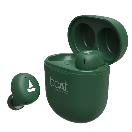 boAt Airdopes 381 Bluetooth In-Ear Wireless Earbuds with 7mm Rhythmic Dynamic Drivers, Nonstop Music UpTo 20 Hours