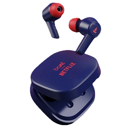 boAt Airdopes 411 ANC Netflix Stream Edition Earbuds, Active Noise Cancellation, ENx™️ Technology, Gesture Controls