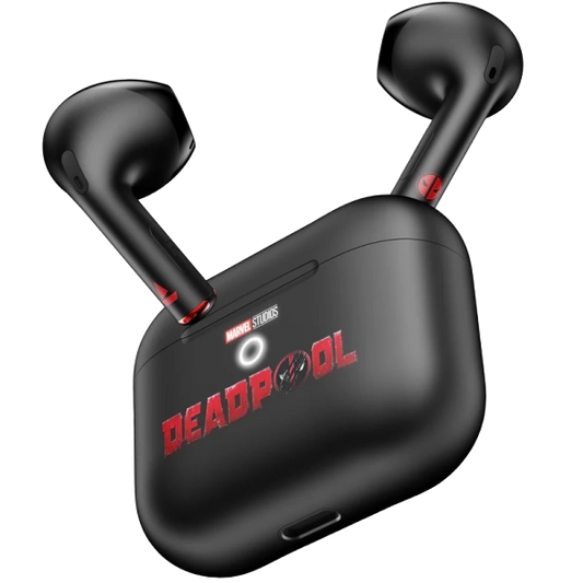 boAt Airdopes Alpha Deadpool Edition Wireless Earbuds with boAt Signature Sound, 35 Hours Playback