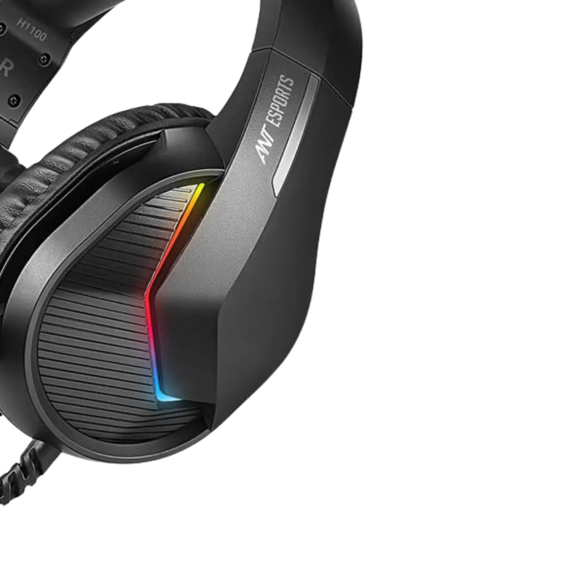 Ant Esports H1100 Pro RGB Gaming Headset | 50mm Drivers | 7.1 Surround Sound | Noise-Cancelling Mic | RGB Lighting | USB + 3.5mm