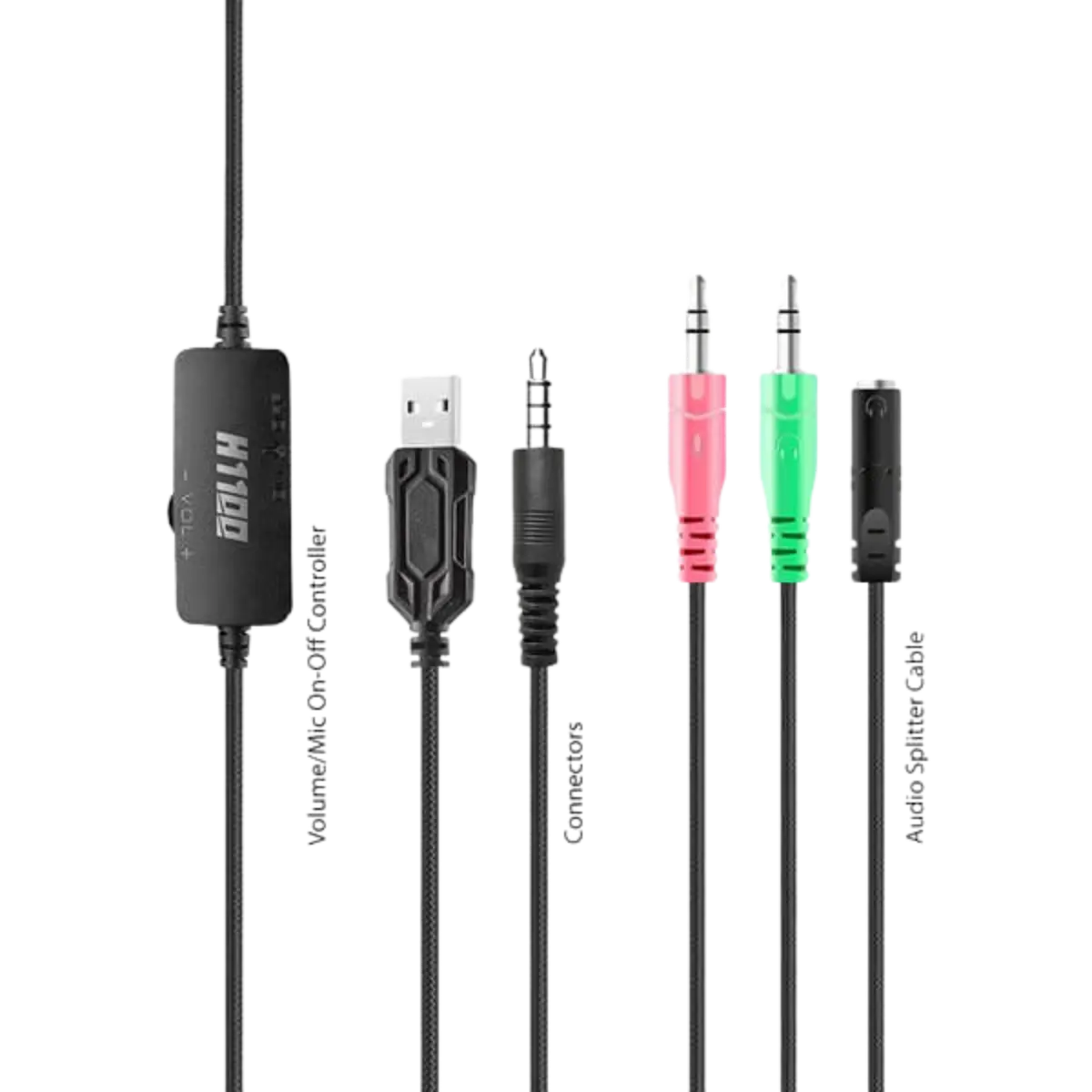 Ant Esports H1100 Pro RGB Gaming Headset | 50mm Drivers | 7.1 Surround Sound | Noise-Cancelling Mic | RGB Lighting | USB + 3.5mm