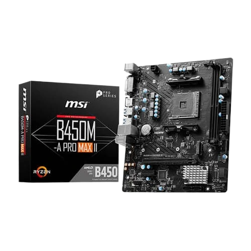 MSI B450M-A Pro Max II Motherboard - B450M-A-PRO-MAX-II