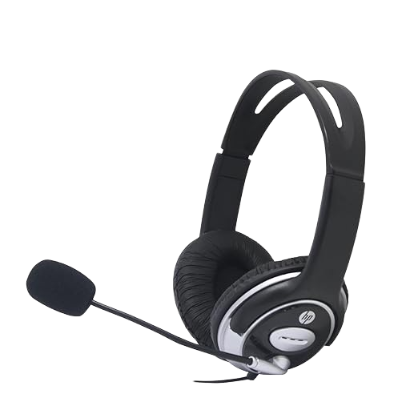 HP Wired On Ear Headphones With Mic