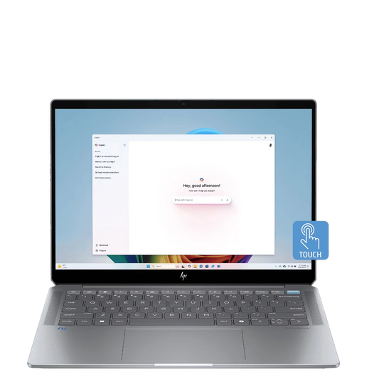 HP OmniBook Ultra 14-fd0009AU Next Gen AI Laptop, Silver AMD Ryzen AI 9 HX 375 32GB 1TB AMD Radeon 890M Windows11 MSO