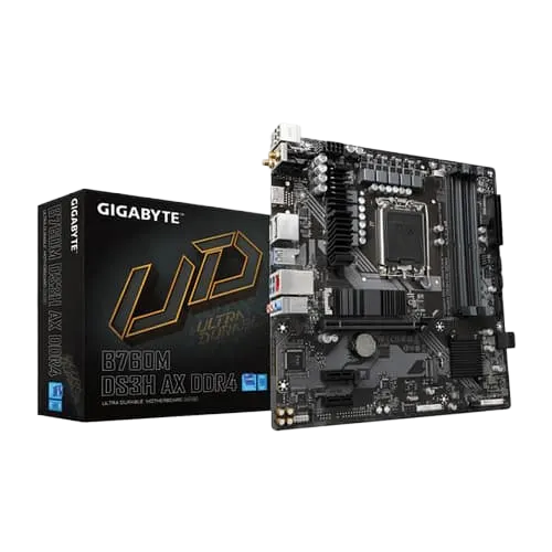 Gigabyte B760M DS3H AX DDR4 (Wi-Fi) Motherboard