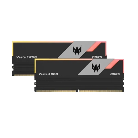 Acer Predator Vesta II RGB Series 32GB (16GBx2) DDR5 6000MHz Desktop Ram (Black)