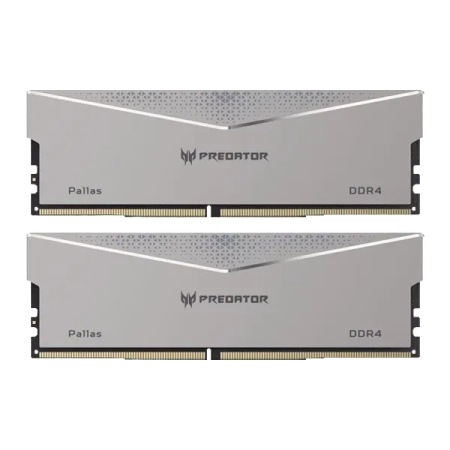 Acer Predator Pallas Series 32GB (16GBx2) DDR4 3600MHz Desktop Ram (Silver)