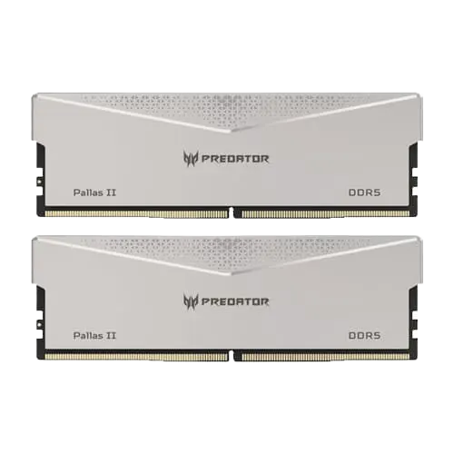 Acer Predator Pallas II Silver 64GB (32GBx2) 6000MHz DDR5 RAM