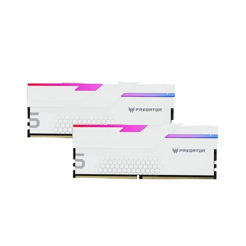 Acer Predator Hermes RGB White 32GB (16GBx2) 7200MHz CL34 DDR5 RAM