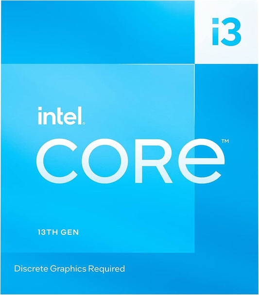 Intel Core i3-13100F Processor 12M Cache, up to 4.50 GHz - BX8071513100F