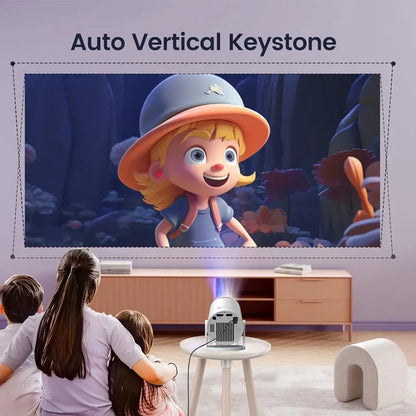 Portronics Beem 440 Smart LED Projector | 720p HD Resolution | 2000 Lumens Brightness | Rotatable Design | Smart Entertainment Projector | Home Cinema and Multimedia Projection