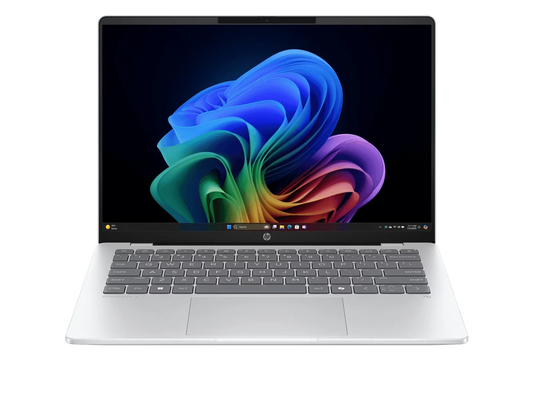 HP OmniBook 5 Next Gen AI 14-he0015QU Silver Snapdragon X X1-26-100 16GB 1TB Qualcomm Adreno GPU Window11 MSO