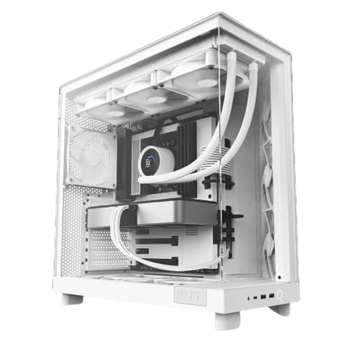 Nzxt H6 Flow (ATX) Mid Tower Cabinet (White)
