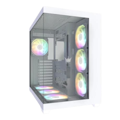 GALAX HOF Allsynq White ARGB ATX Mid Tower Case