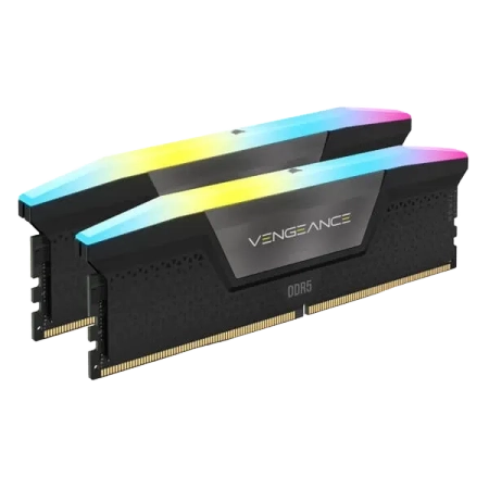 Corsair Vengeance RGB 32GB (16GBx2) DDR5 7200MHz Ram (Black)