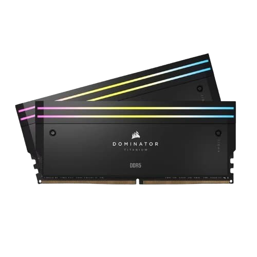 CORSAIR Dominator Titanium RGB 64GB (32GB x 2) 6600MHz CL32 DDR5 RAM