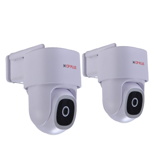 CP Plus 4MP Wi-Fi With 360 Pan & Tilt | Full-Color Night Vision PT Camera - CP-Z45Q (Combo Pack)