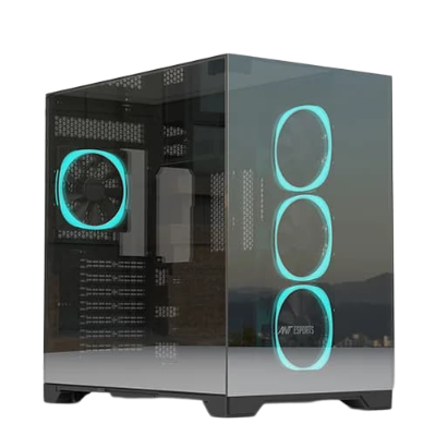 Ant Esports Crystal Mirror ATX Mid Tower Case