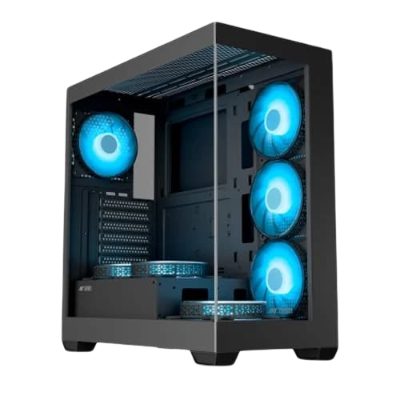 ANT Esports Crystal X7 ARGB ATX Mid Tower Case