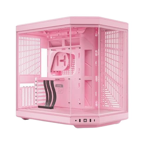 HYTE Y70 E-ATX Mid Tower Strawberry Milk Case