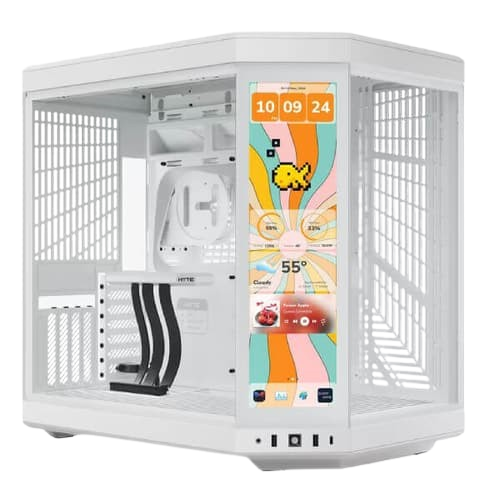 Hyte Y70 touch infinite (E-ATX) Mid Tower Cabinet (Snow White)