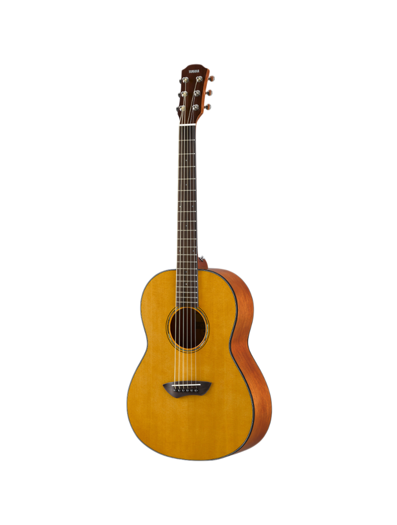 Yamaha CSF1M Vintage Natural Acoustic Travel Guitar (Carry case included)