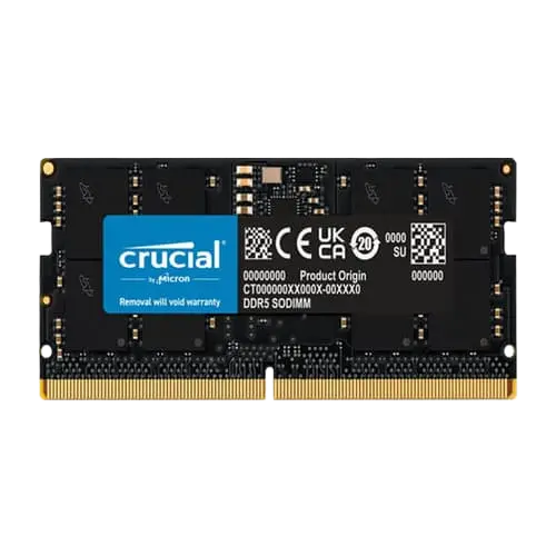 Crucial 16GB 4800MHz CL40 DDR5 Laptop RAM