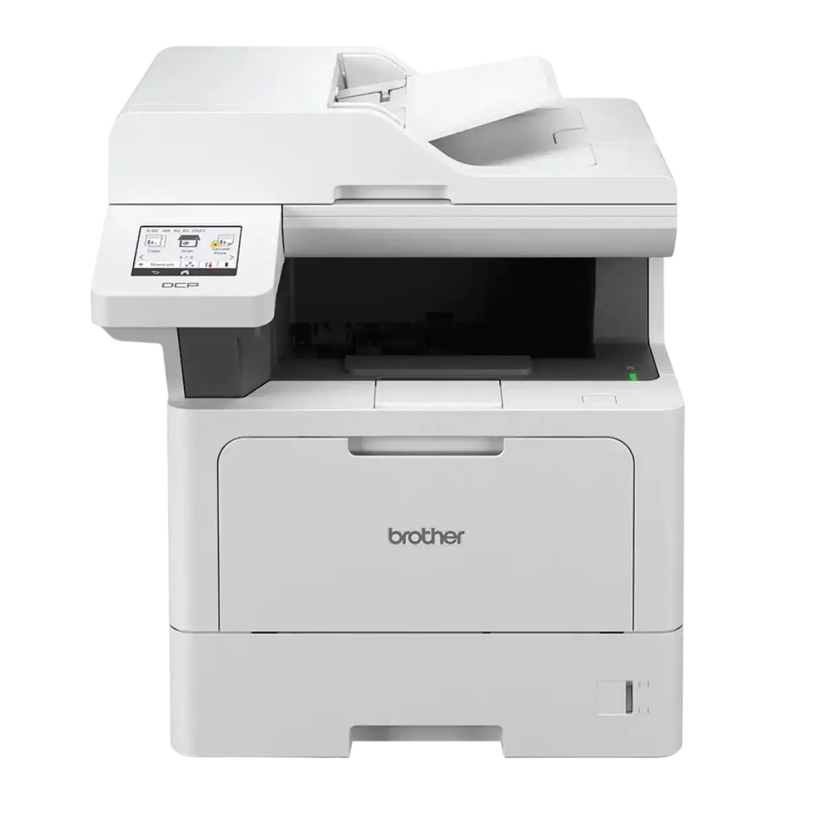 Brother DCP-L5510DN Mono Laser Multifunction Printer | Print Scan Copy | 48ppm | Auto Duplex | Gigabit Ethernet | 50-Sheet ADF | 3.5" Colour Touchscreen