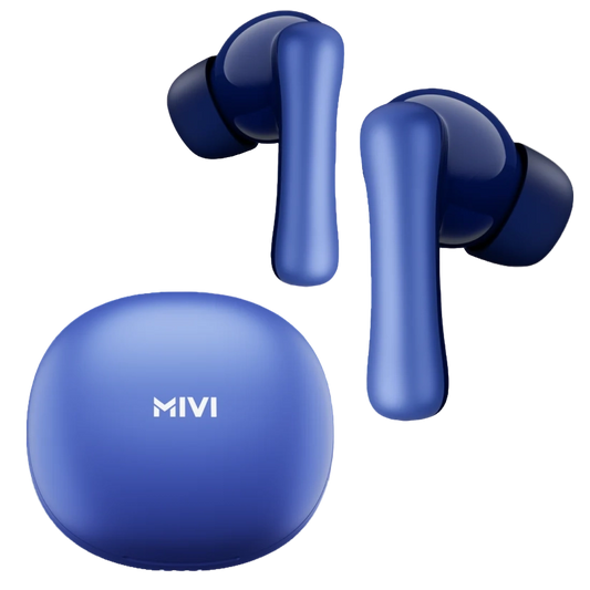Mivi DuoPods i2 AI ENC with 45Hrs Playtime Hear Every Beat and Note in High Definition