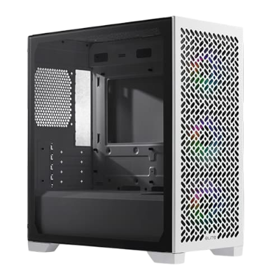 Cooler Master Elite 302 White ARGB M-ATX Mini Tower Case